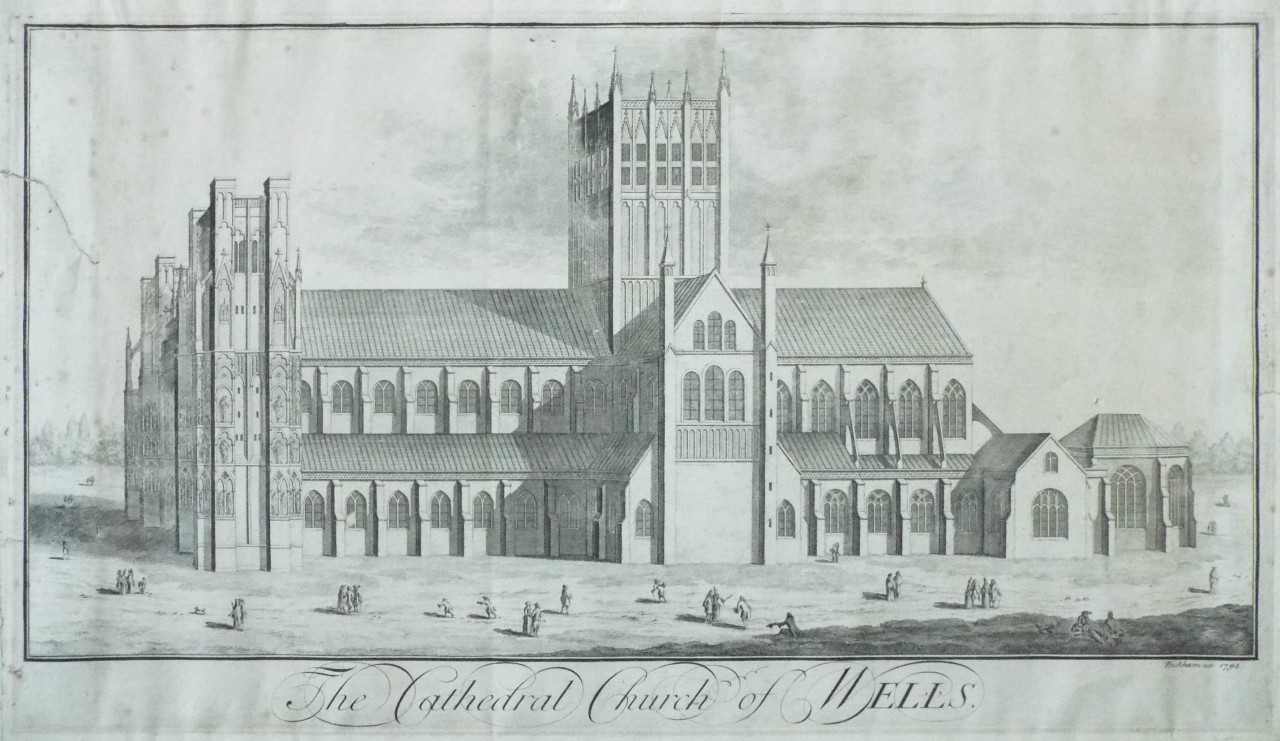 Print - The Cathedral Church of Wells. - Bickham